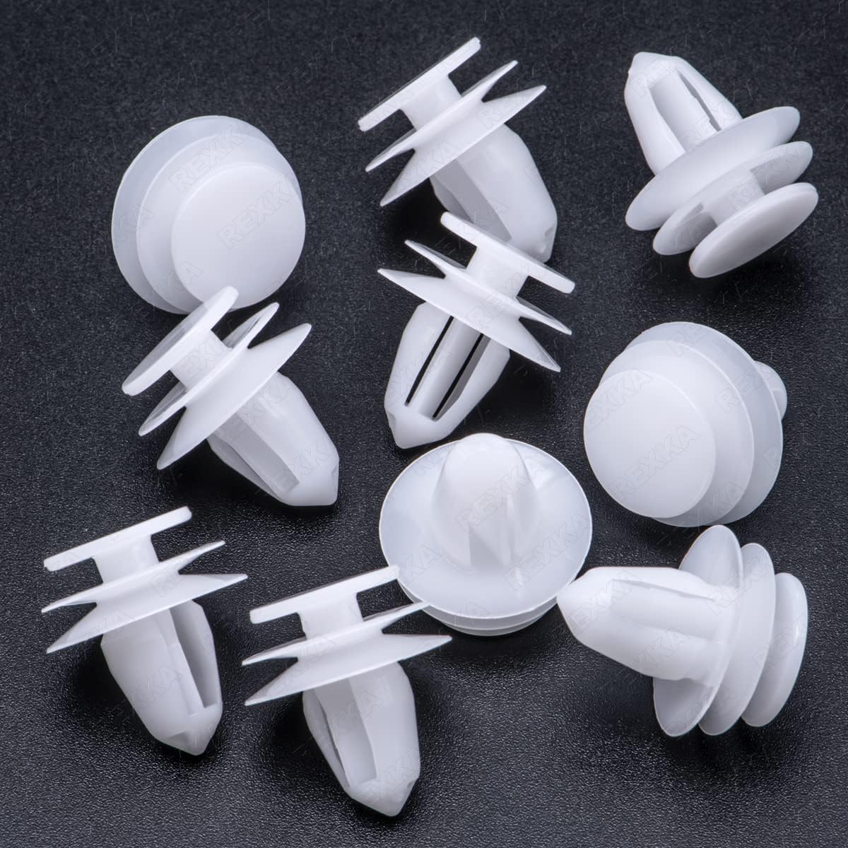 Rexka 10 piece Nissan door trim clips — view 2