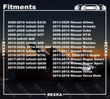 Rexka 10 piece Nissan door trim clips — view 4