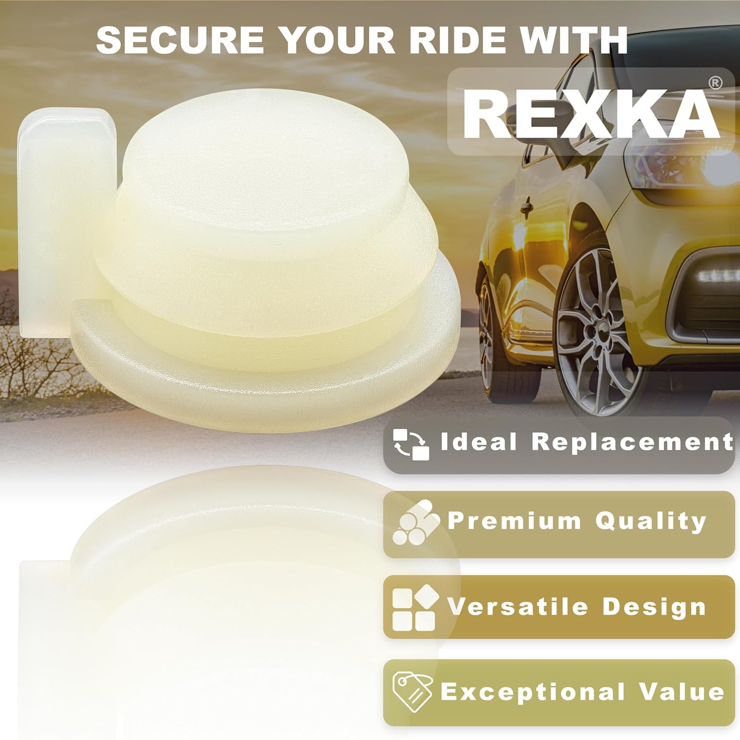 Rexka 10 piece Chrysler wiper linkage clips — view 3