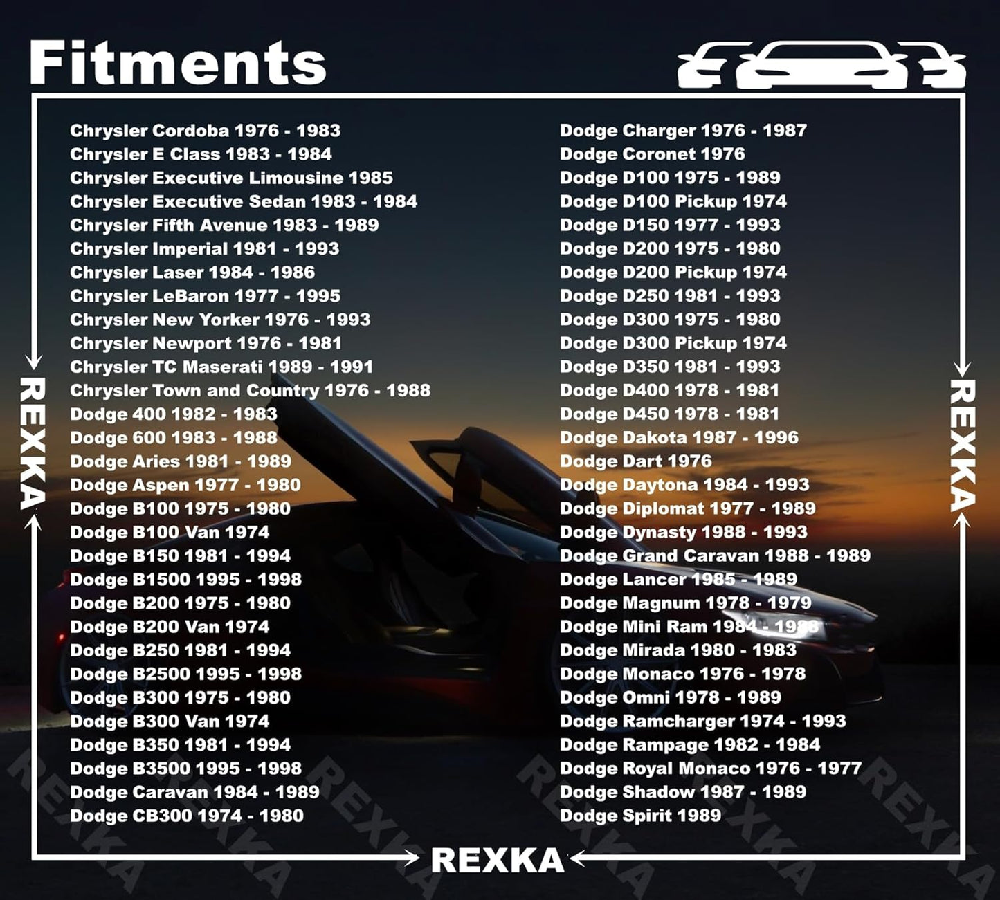 Rexka 10 piece Chrysler wiper linkage clips — view 4