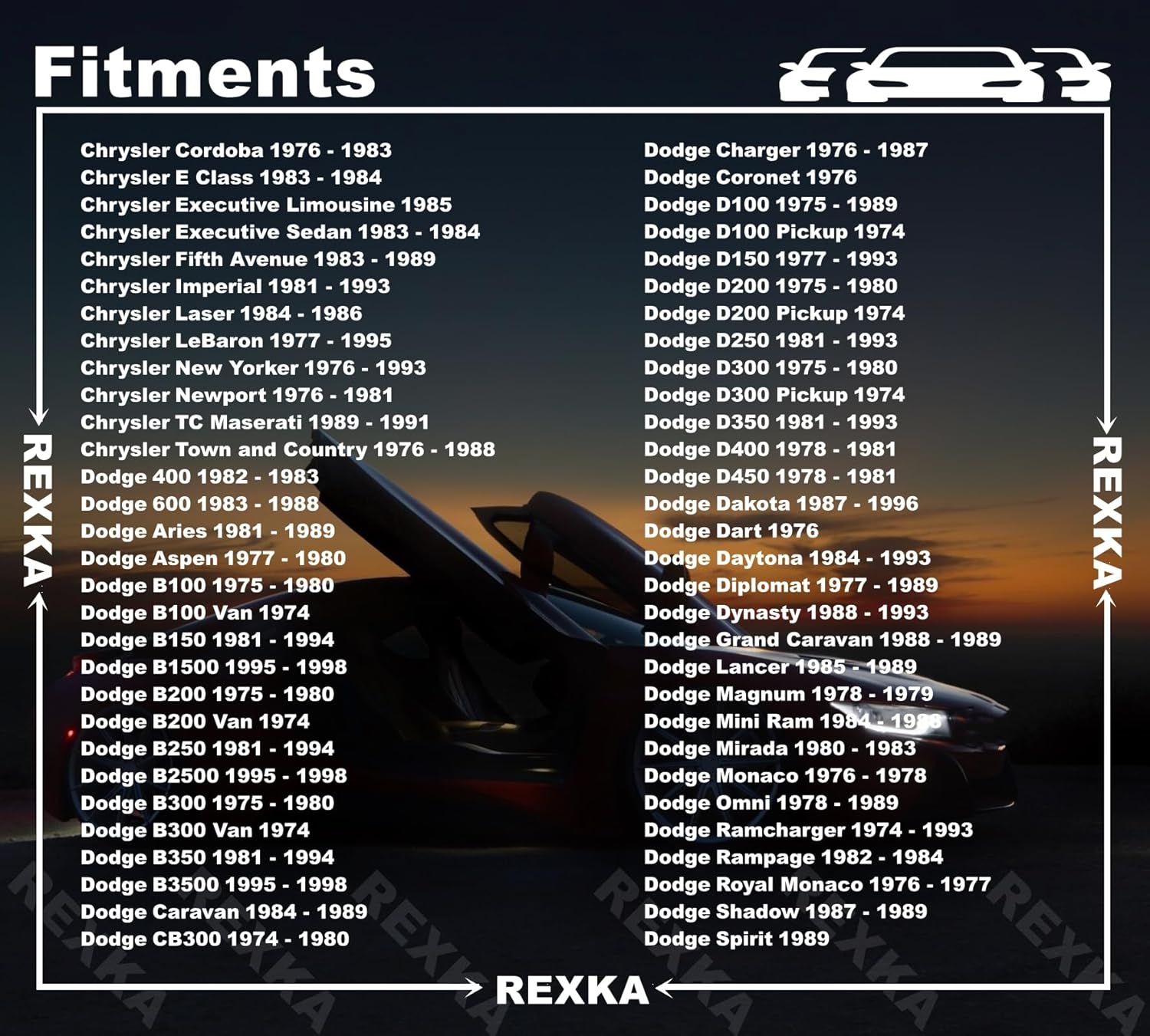 Rexka 10 piece Chrysler wiper linkage clips — view 4