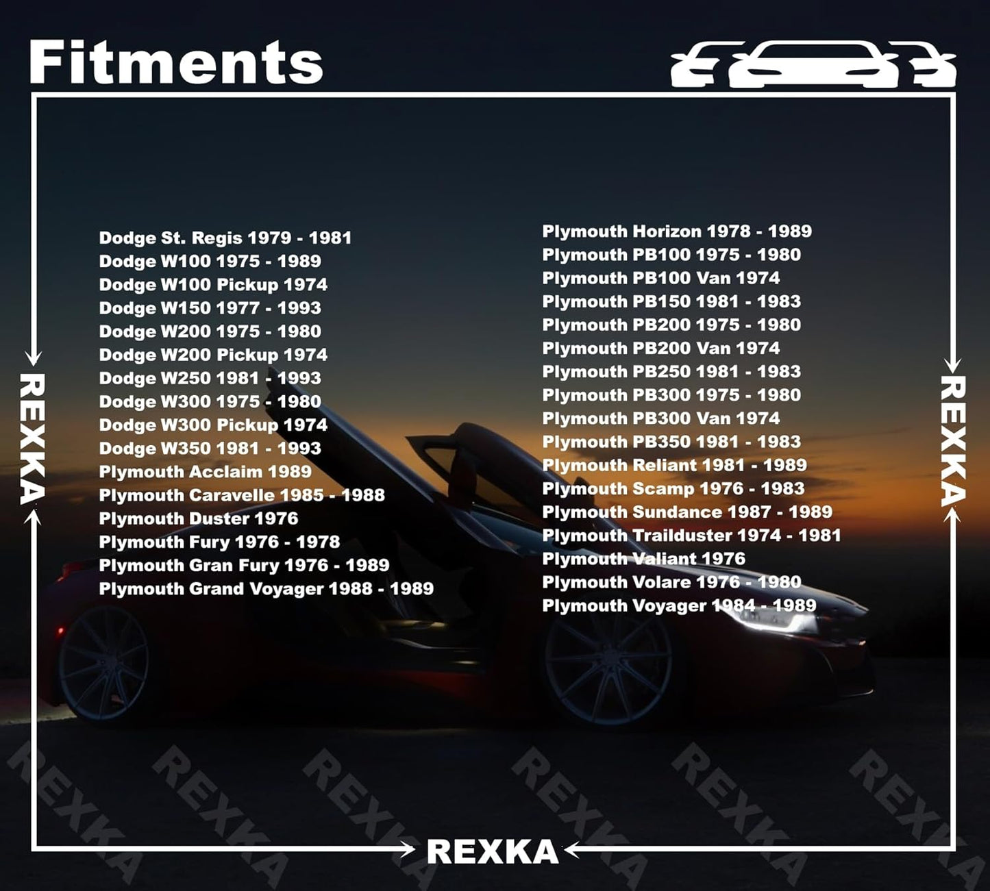 Rexka 10 piece Chrysler wiper linkage clips — view 5