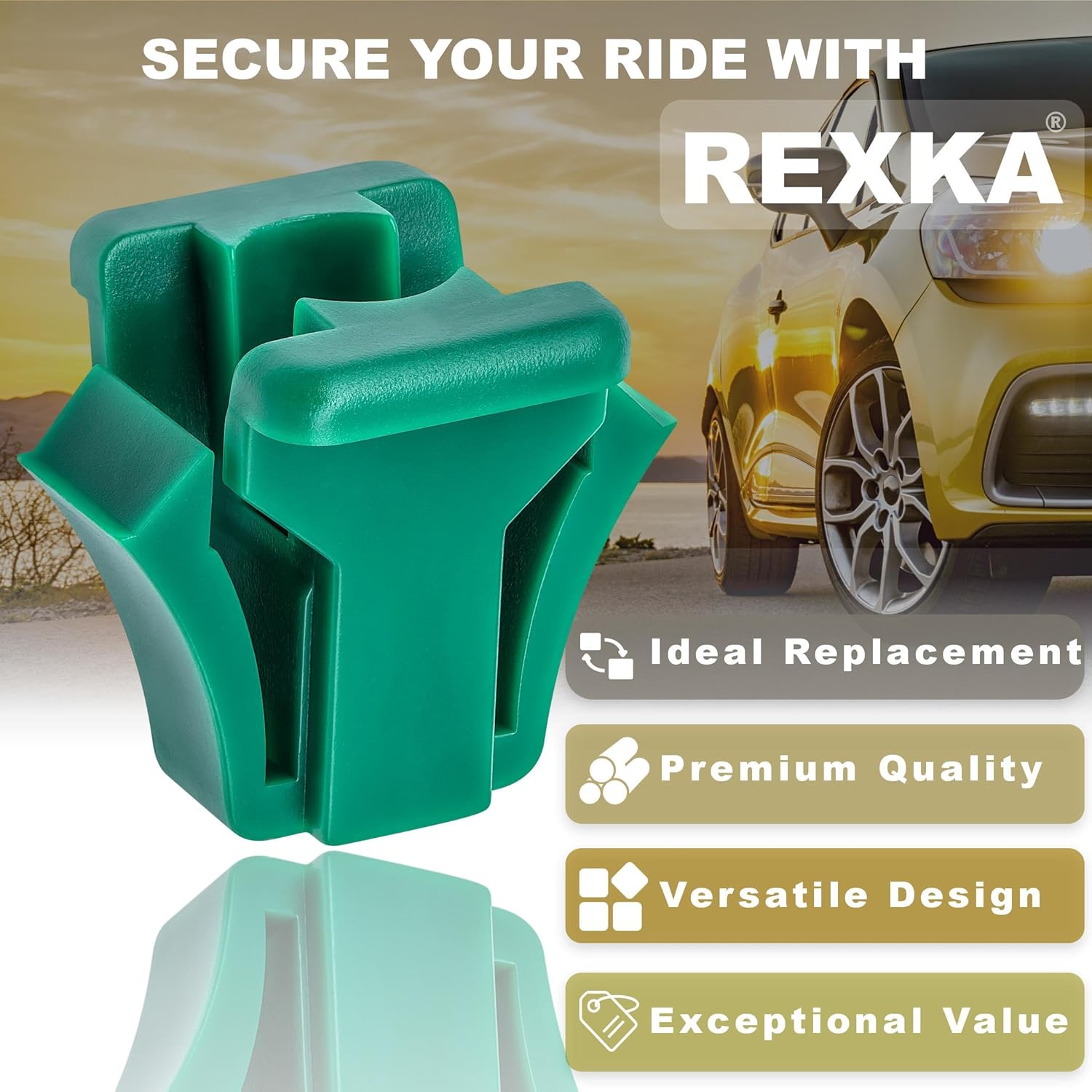 Rexka 10 piece GM headlight adjusting nuts — view 4