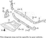 Rexka 20 piece Nissan Subaru splash shield clips — view 8