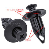 Rexka 10 piece Jeep bumper push pin clips — view 6
