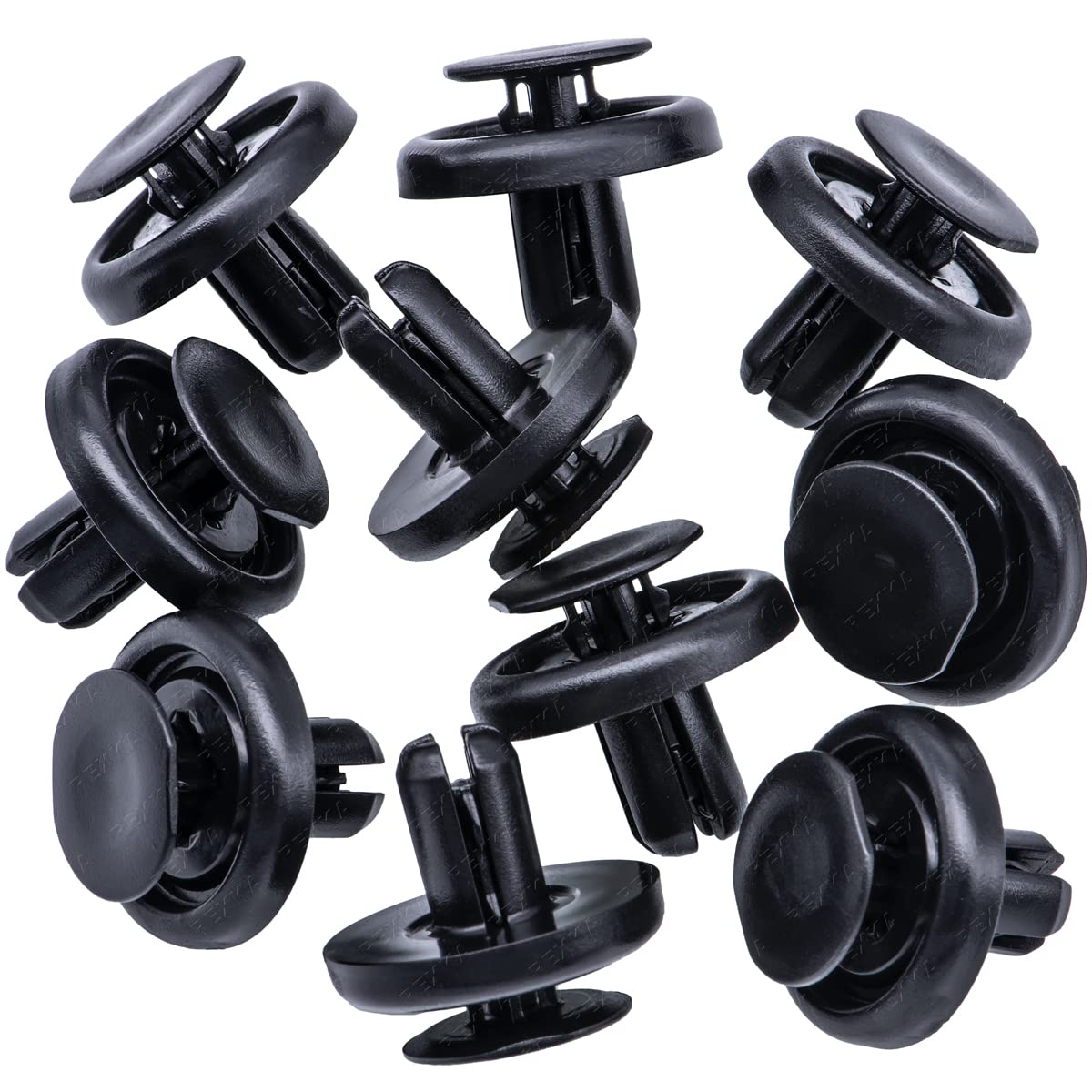 Rexka 10 piece Toyota fender liner clips — view 2