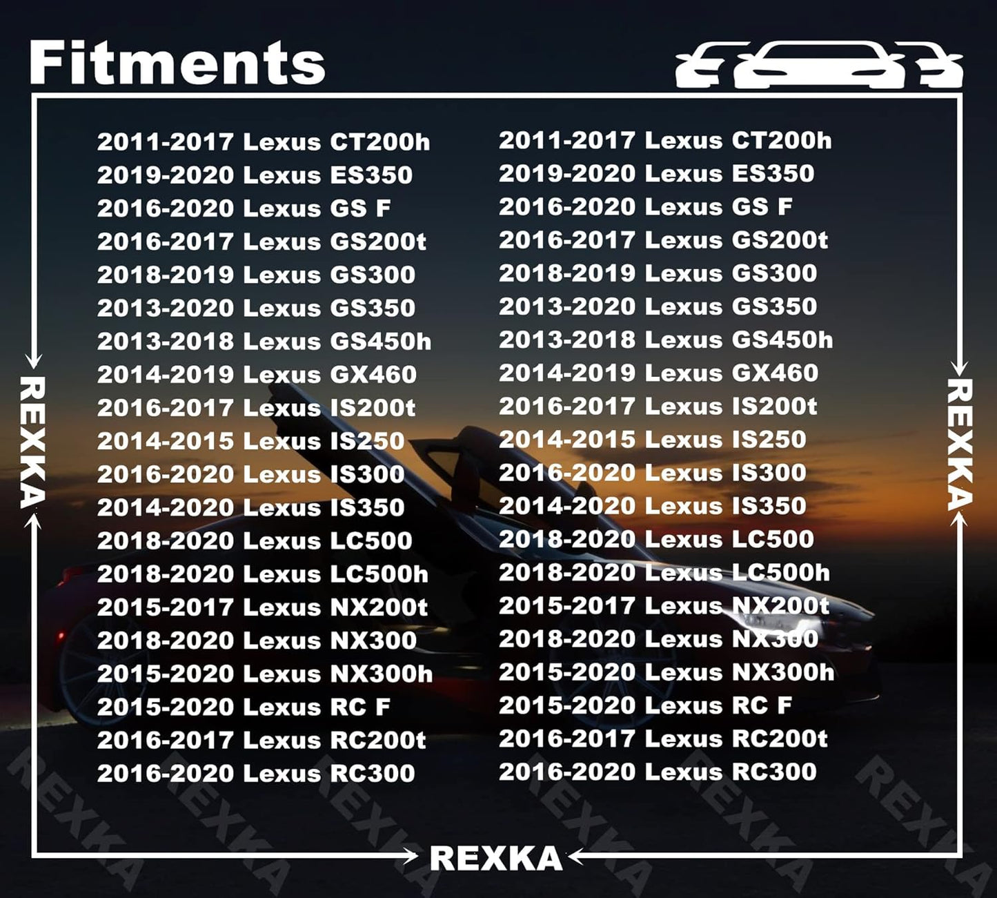 Rexka 10 piece Toyota fender liner clips — view 4
