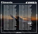 Rexka 10 piece Toyota fender liner clips — view 4
