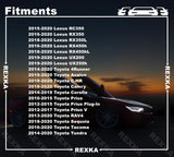 Rexka 10 piece Toyota fender liner clips — view 5