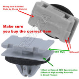 Rexka 20 piece Jeep rocker flare clips — view 8