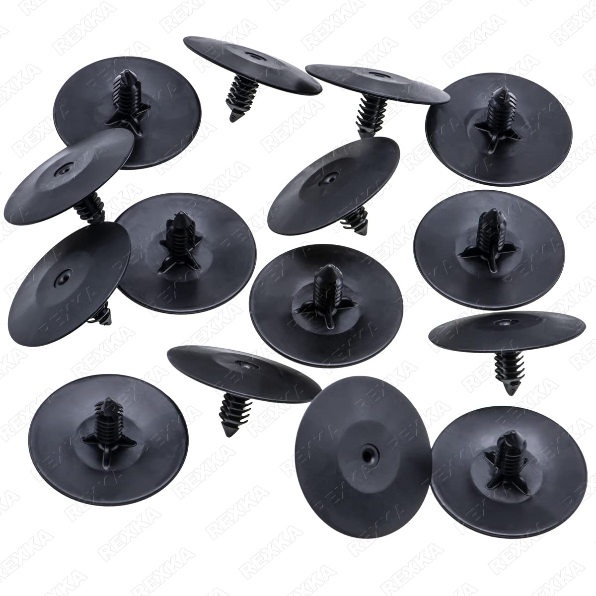 Rexka 15 piece GM hood insulation clips — view 3