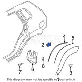 Rexka 10 piece Hyundai Kia rocker clips — view 7
