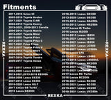 Rexka 20 piece Toyota splash shield grommets — view 4