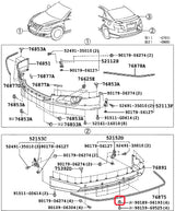 Rexka 20 piece Toyota splash shield grommets — view 9
