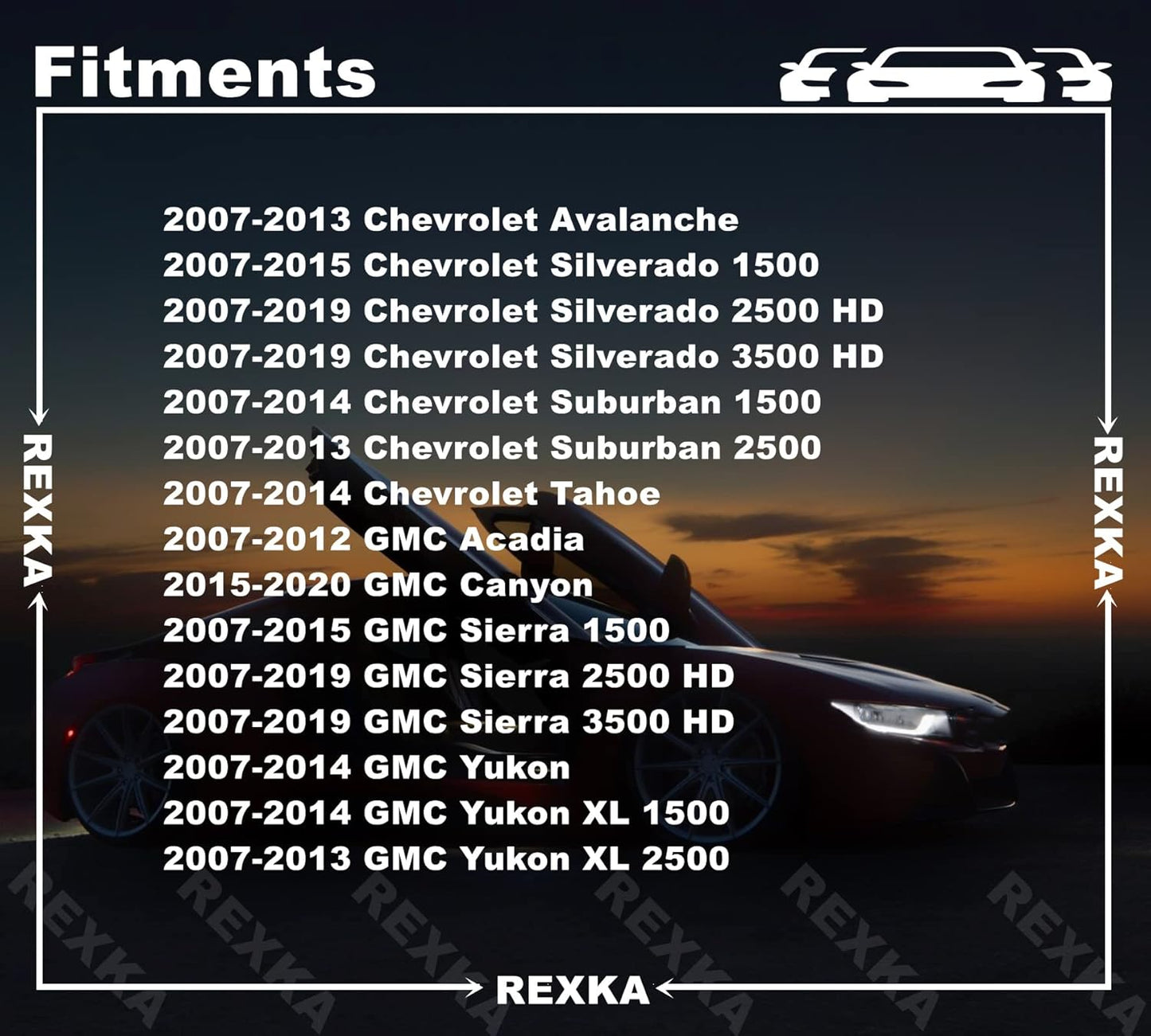 Rexka 10 piece fog lamp retainer nuts — view 4