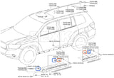 Rexka 10 set Toyota fender flare clip kit — view 4