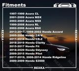 Rexka 10 piece Honda Acura bumper U nuts — view 4