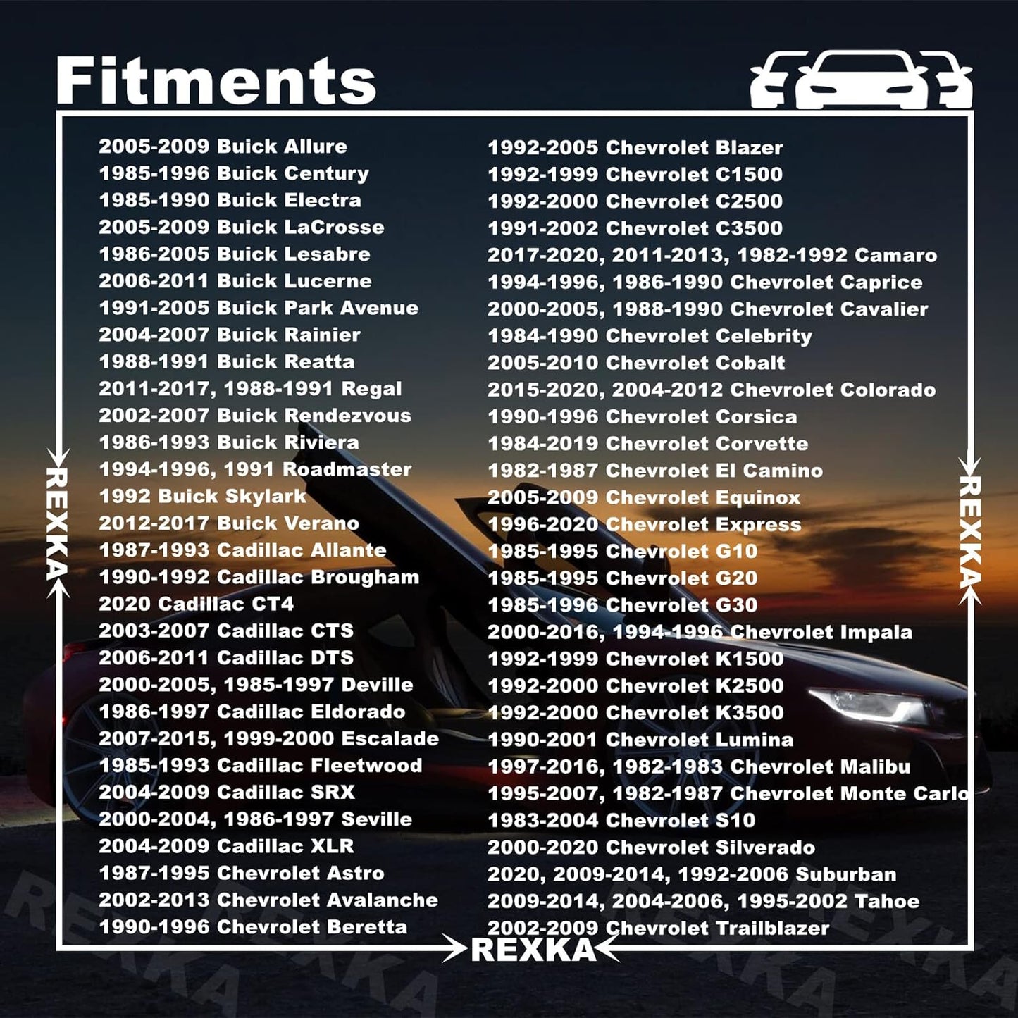 Rexka 10 piece GM licence plate nut retainers — view 4