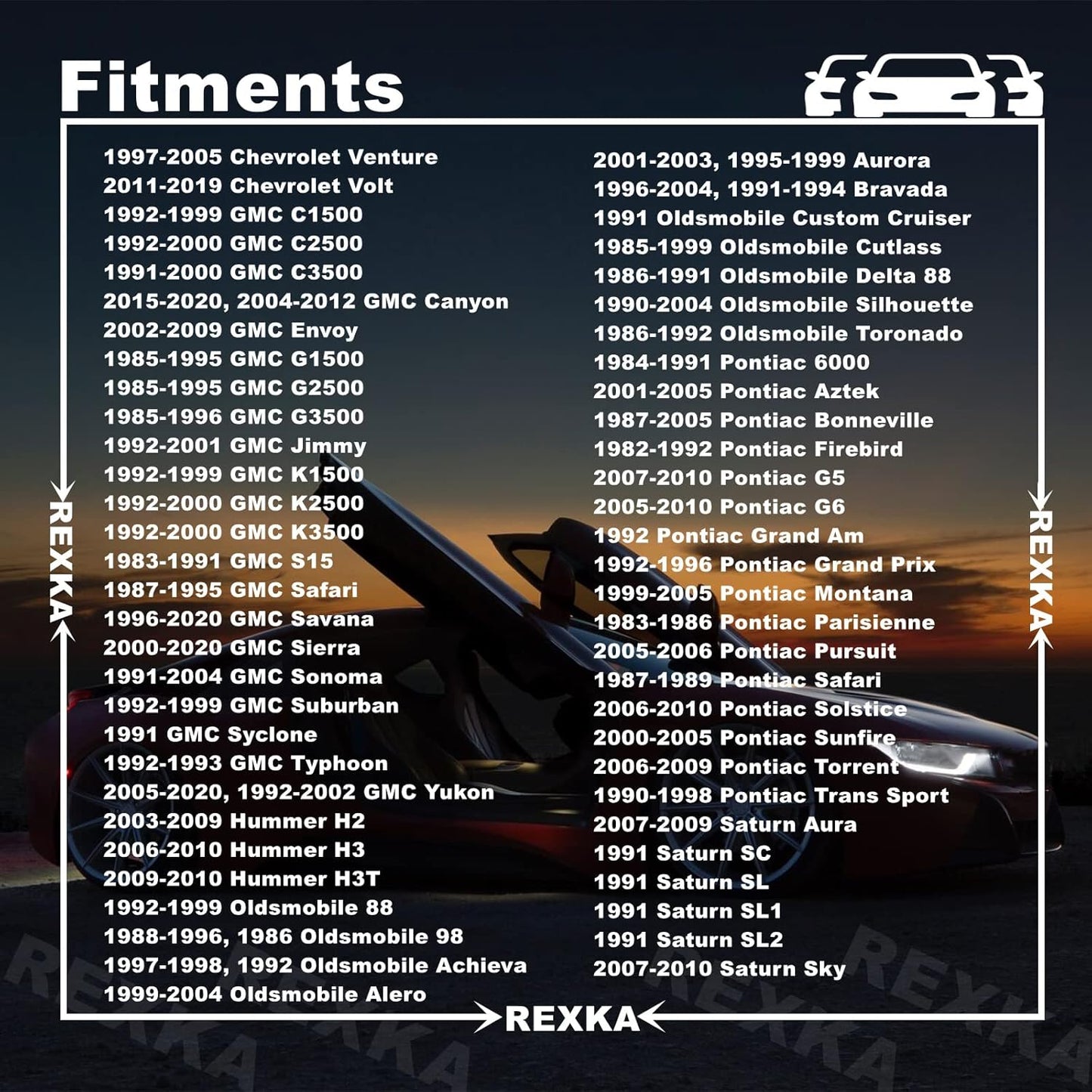 Rexka 10 piece GM licence plate nut retainers — view 5