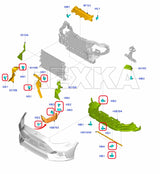 Rexka 10 set Ford splash shield screw kit — view 6