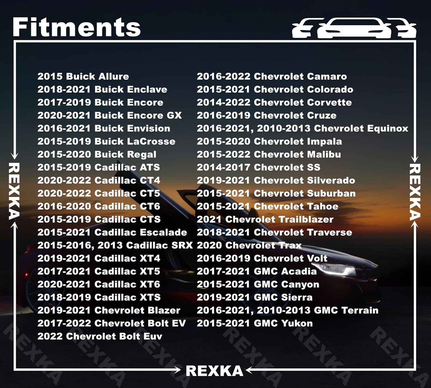 Rexka 20 piece GM fender liner bolts — view 4