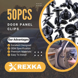 Rexka 50 piece Ford door trim clips — view 3