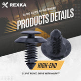 Rexka 50 piece Ford door trim clips — view 4