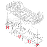 Rexka 30 piece VW Audi splash shield screws — view 7
