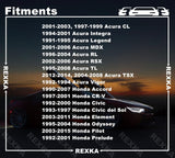 Rexka 20 piece Honda rocker panel clips — view 4