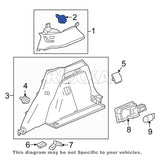 Rexka 30 piece Honda door panel clips — view 7