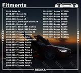 Rexka 40 piece Toyota fender liner grommets — view 4