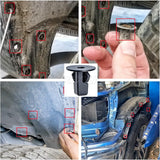 Rexka 40 piece Toyota fender liner grommets — view 6