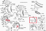 Rexka 40 piece Toyota fender liner grommets — view 7