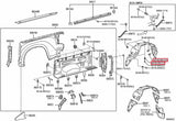 Rexka 40 piece Toyota fender liner grommets — view 8