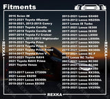Rexka 25 piece Toyota spoiler moulding clips — view 4