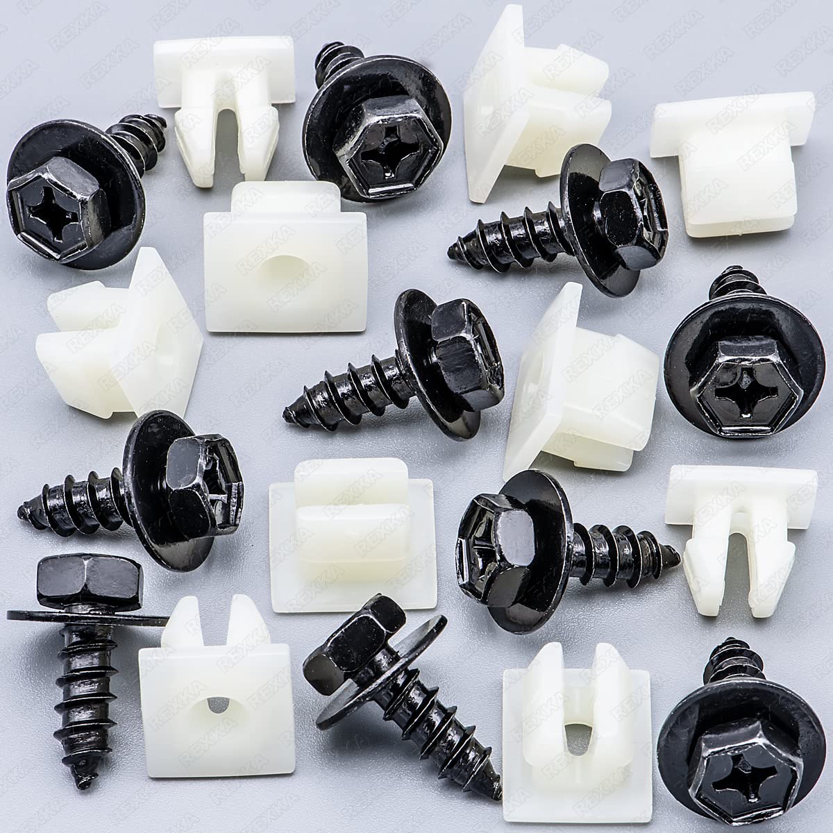 Rexka 10 set Toyota splash shield screw kit — view 2