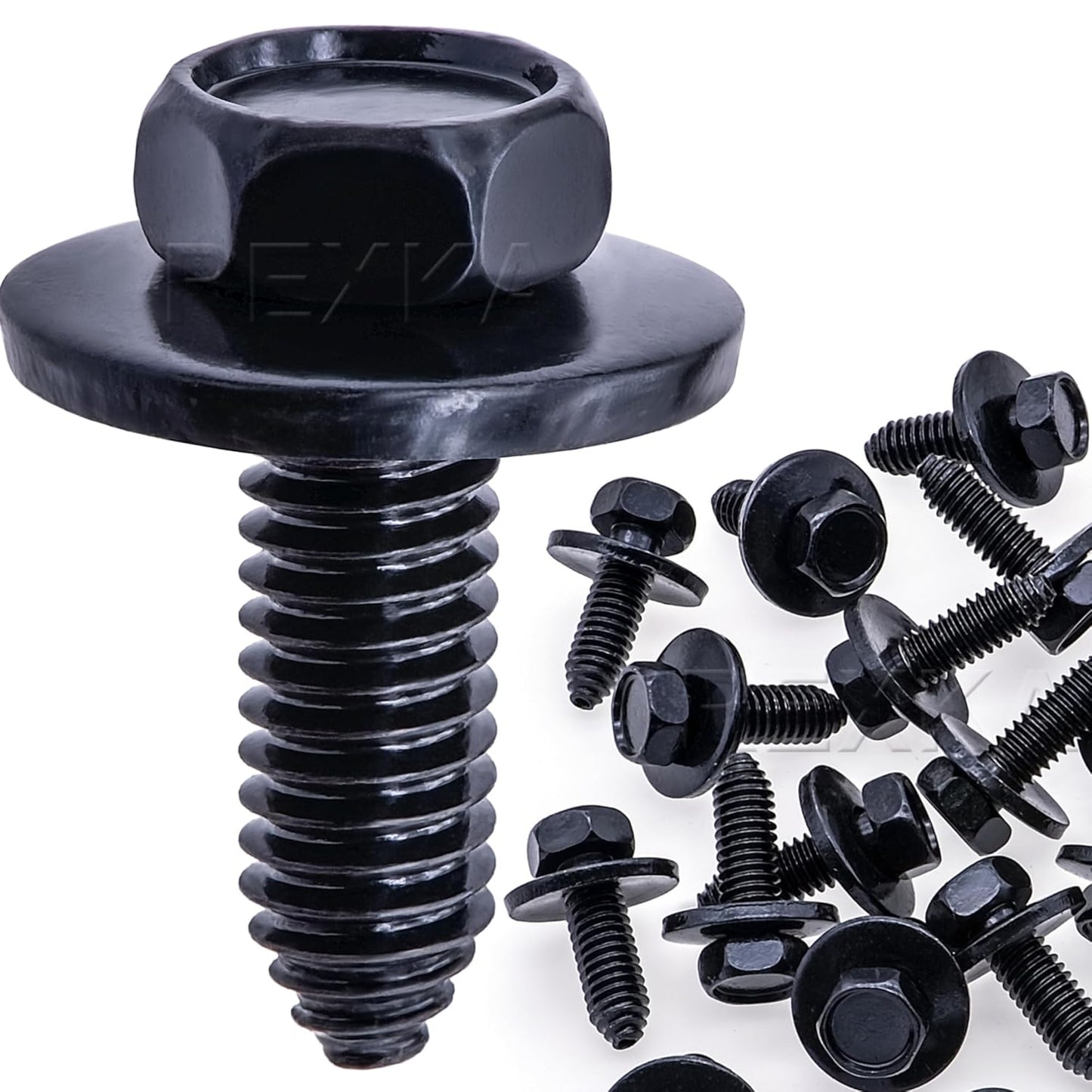 Rexka 15 piece GM hex head body bolts — view 2