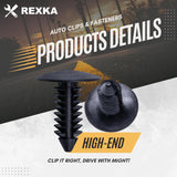 Rexka 30 piece Jeep fender push pin clips — view 4
