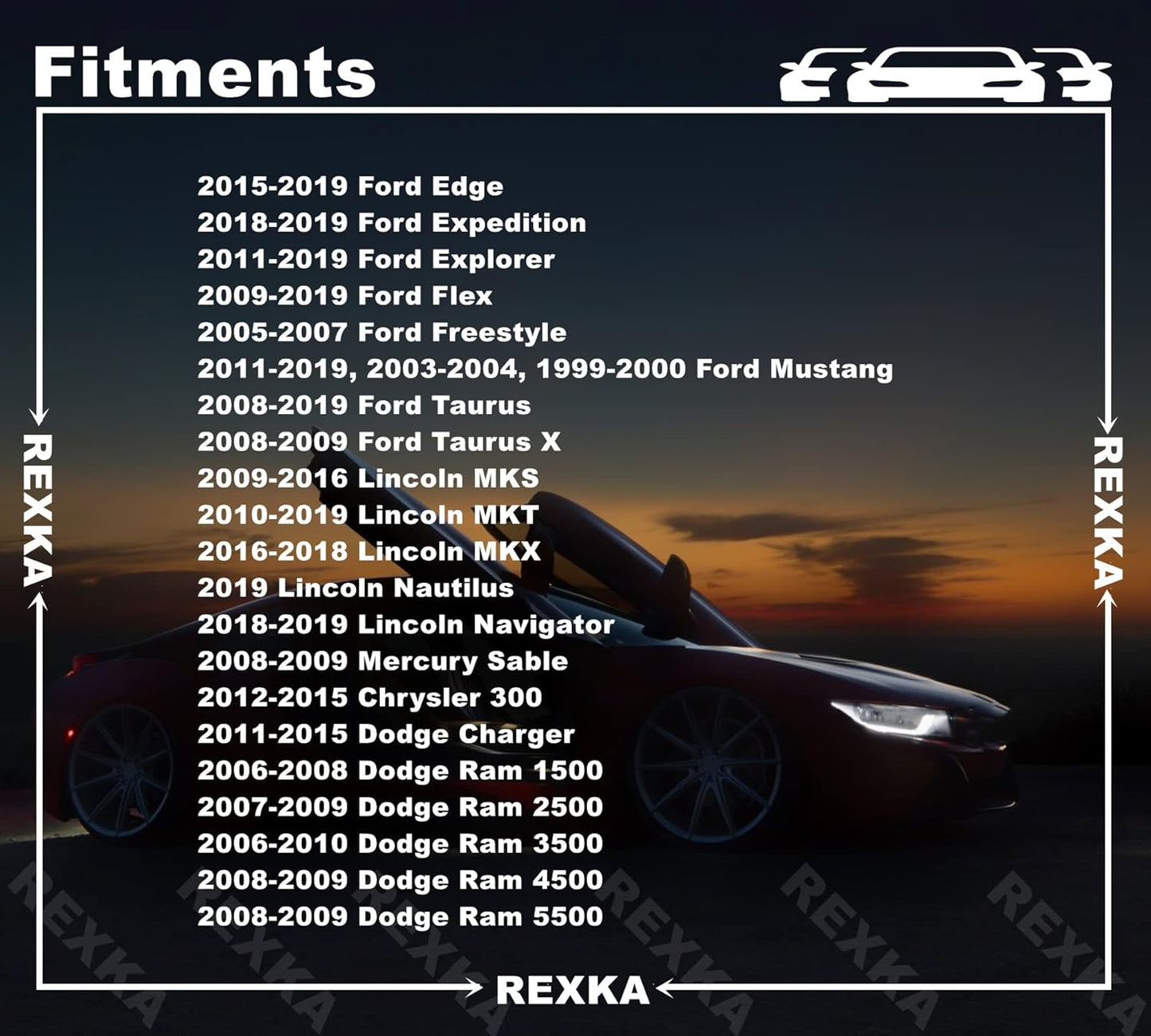 Rexka 30 piece Ford fender liner clips — view 5