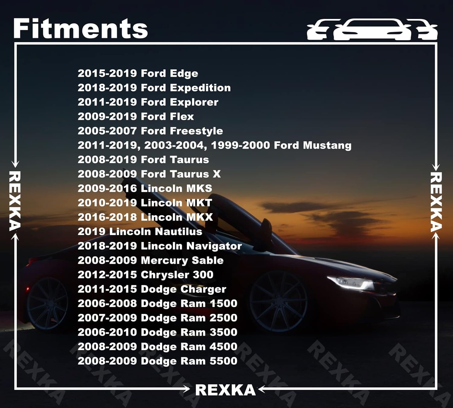 Rexka 30 piece Ford fender liner clips — view 5