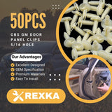 Rexka 50 piece GM door trim clips — view 3