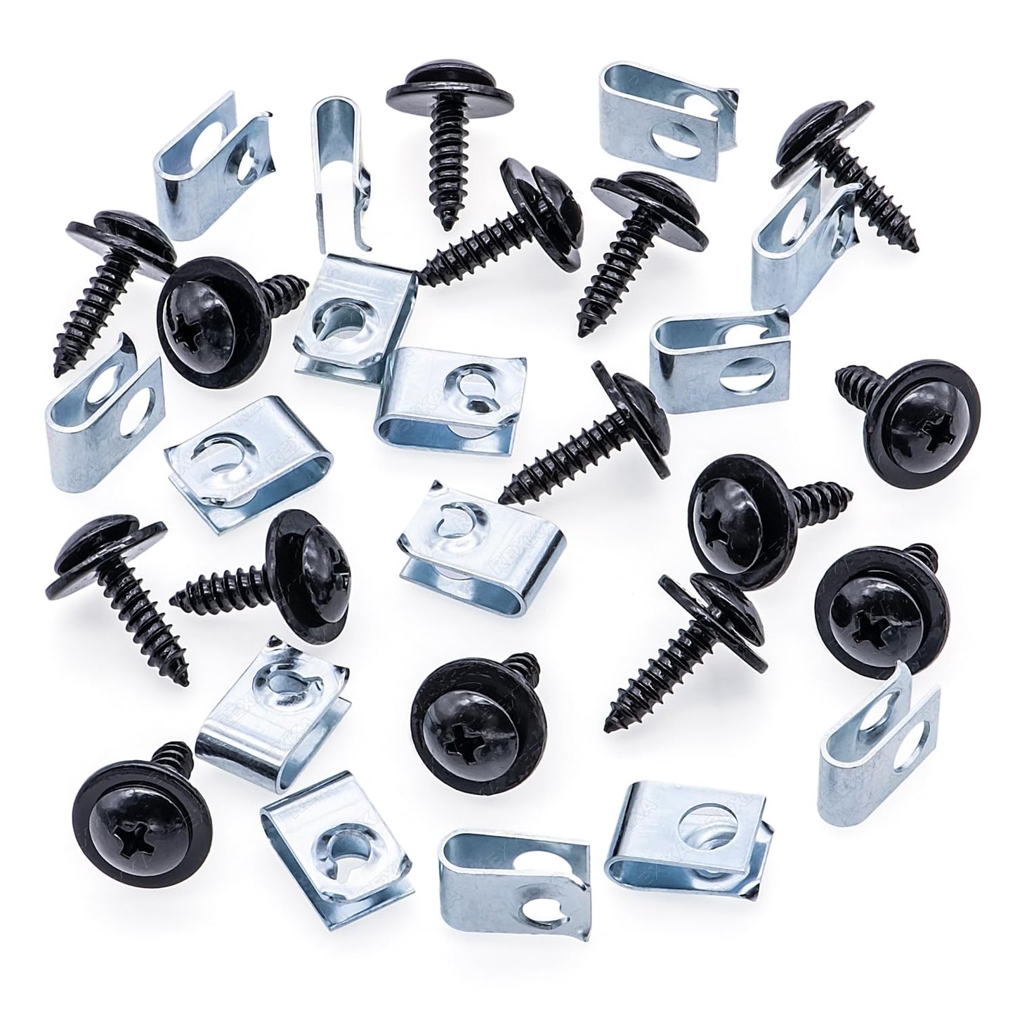 Rexka 15 set Honda fender liner screw kit — view 3