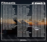 Rexka 20 piece Toyota splash shield bolts — view 4