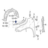 Rexka 30 piece Toyota engine cover clips — view 8
