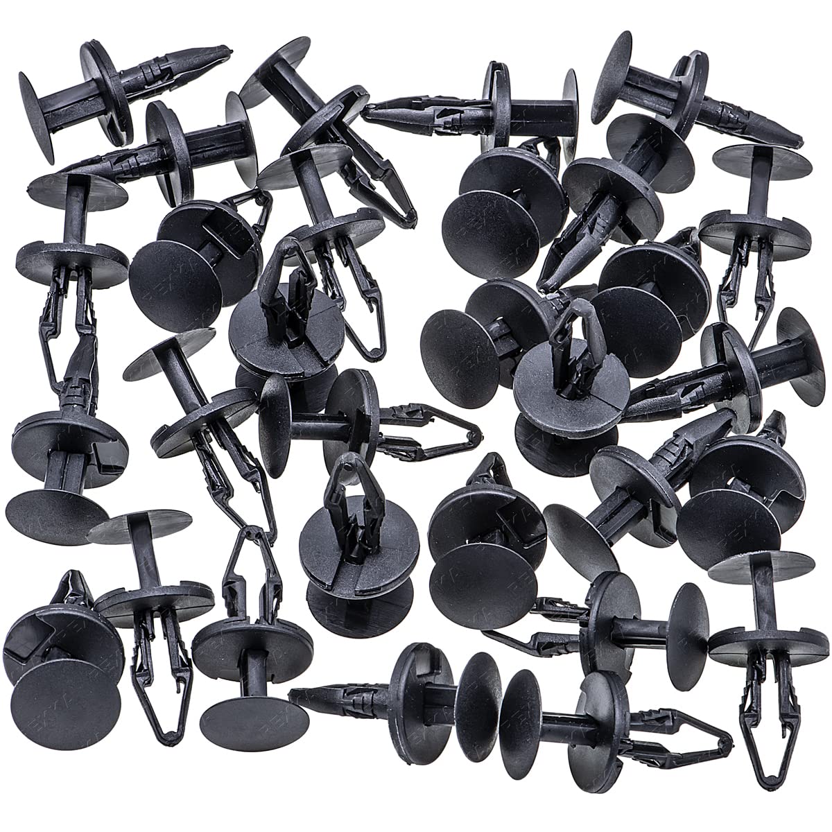 Rexka 30 piece GM Ford cowl grille clips — view 3