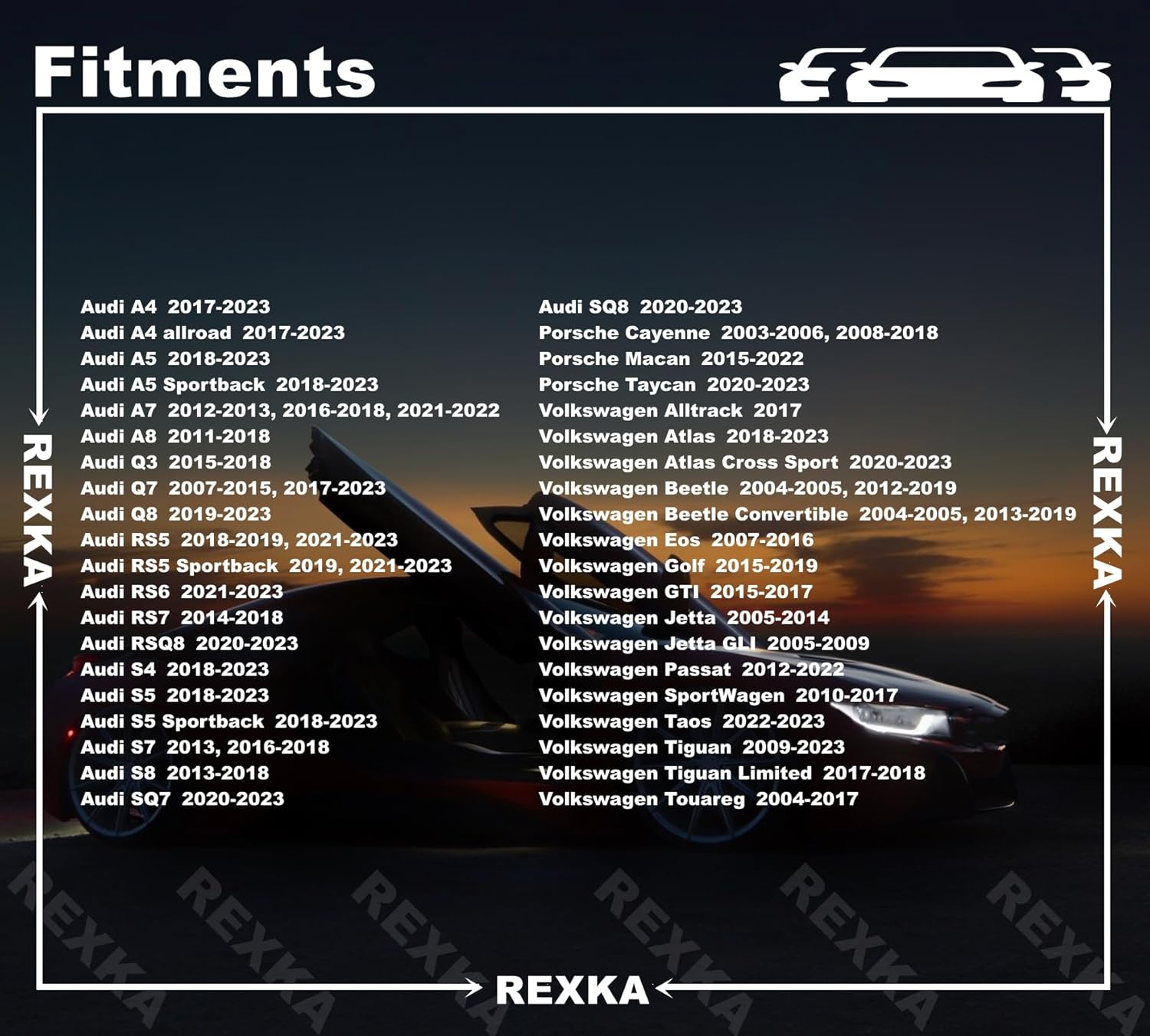 Rexka 30 piece Audi VW splash shield nuts — view 4
