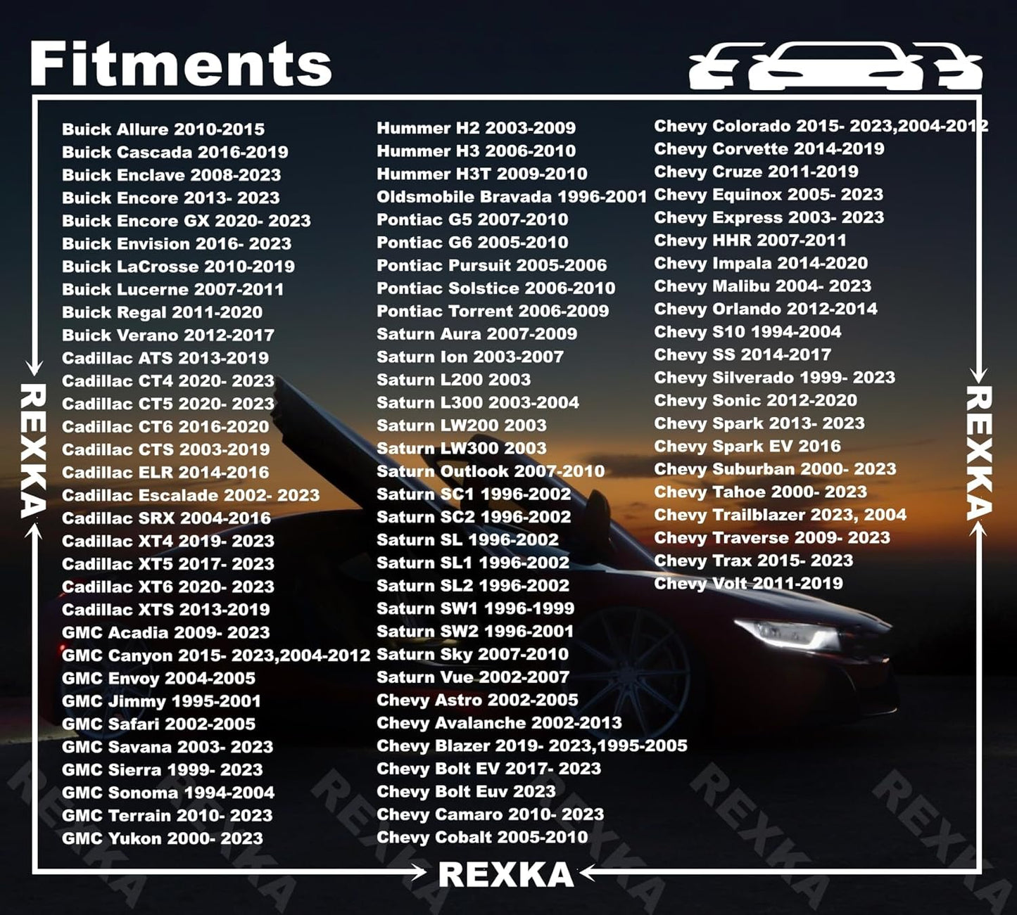 Rexka 30 piece GM fender liner U nuts — view 4