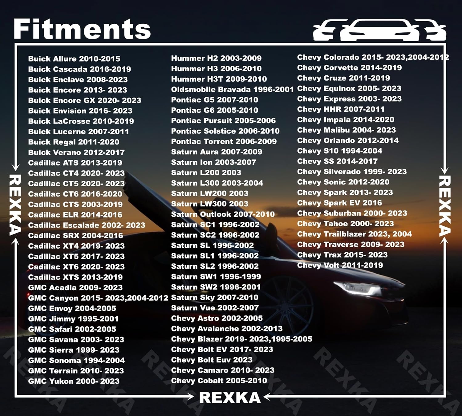 Rexka 30 piece GM fender liner U nuts — view 4