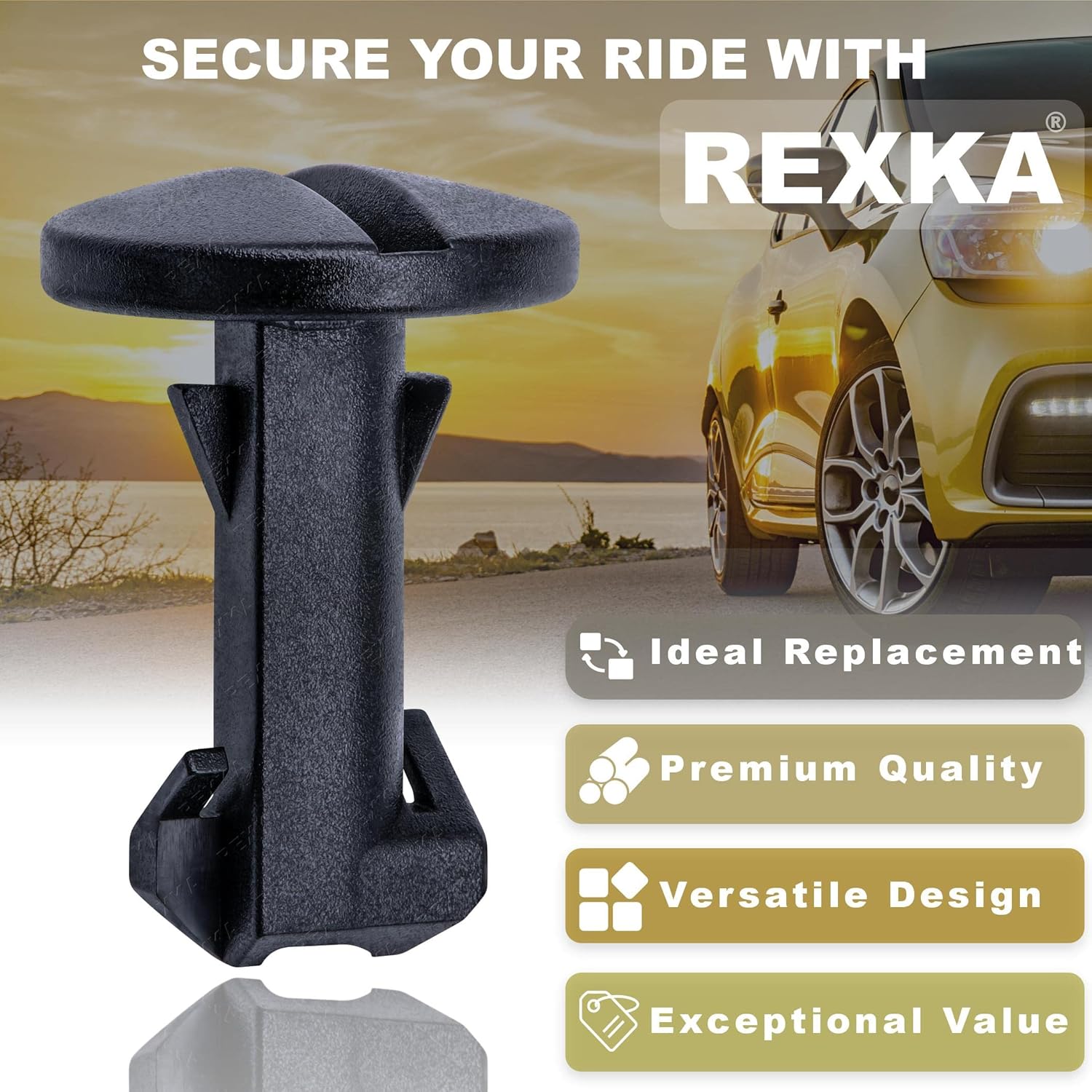 Rexka 10 piece Land Rover bumper clips — view 5