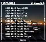 Rexka 40 piece Honda Acura cowl grille clips — view 4